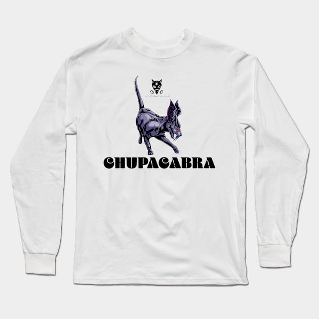 Chupacabra Long Sleeve T-Shirt by kingasilas